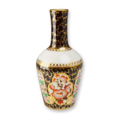 Sale Photo Thumbnail #252: Wedgwood Bone China Imari Style Bottle Vase