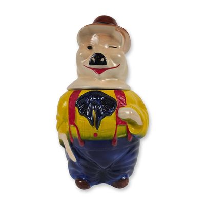 Sale Photo Thumbnail #443: McCoy Ceramic Winking Pig Cookie Jar