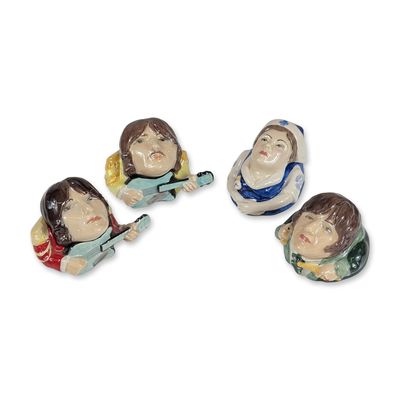 Sale Photo Thumbnail #449: Group of Four Kevin Francis Face Pots