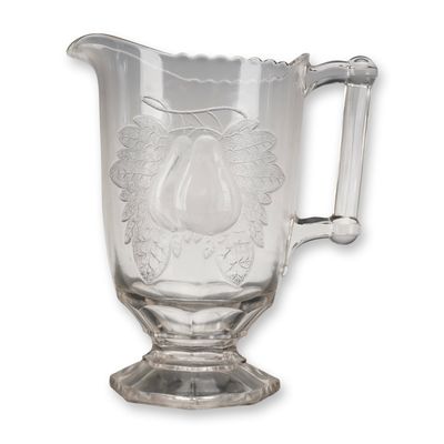 Sale Photo Thumbnail #217: EAPG Baltimore Pear Pattern Water Pitcher