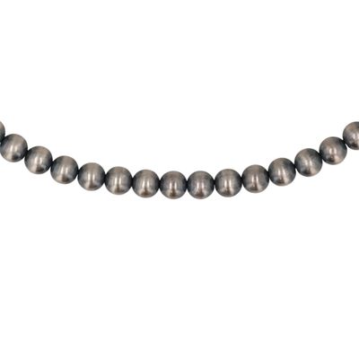 Sale Photo Thumbnail #273: Southwest Sterling Oxidized Bead Necklace
