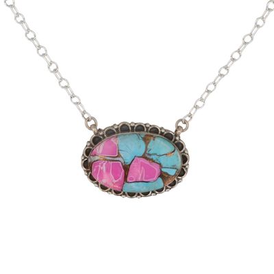 Sale Photo Thumbnail #451: HaDa Collection Sterling Cotton Candy Necklace
