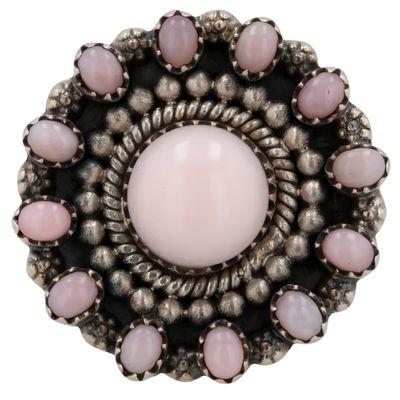 Sale Photo Thumbnail #65: HaDa Collection Sterling Pink Conch Adjustable Ring