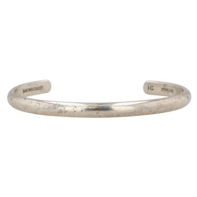 Sale Photo Thumbnail #238: Irene Chiquito Navajo Sterling Handwrought Cuff Bracelet