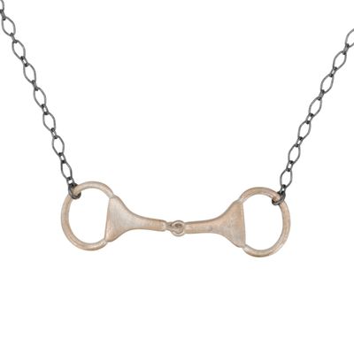 Sale Photo Thumbnail #566: HaDa Collection Sterling Snaffle Bit Necklace