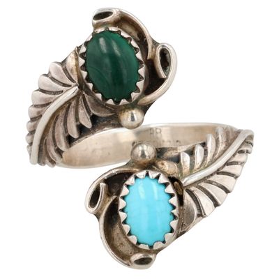 Sale Photo Thumbnail #541: Running Bear Sterling Multi-Stone Adjustable Ring