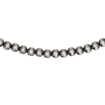Sale Photo Thumbnail #534: Southwest Sterling Oxidized Bead Necklace