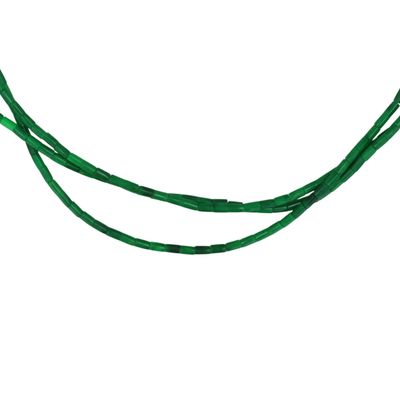 Sale Photo Thumbnail #258: Southwest Sterling Malachite Multi-Strand Necklace