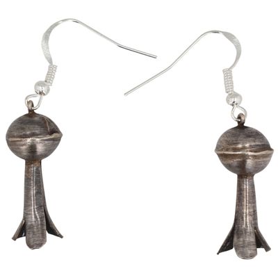 Sale Photo Thumbnail #577: Emily Tsosie Navajo Sterling Squash Blossom Earrings