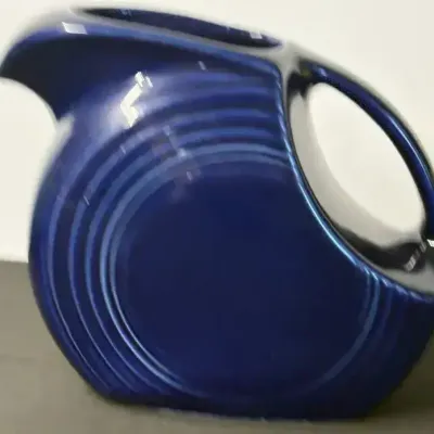 Fiesta Ware Blue Pitcher