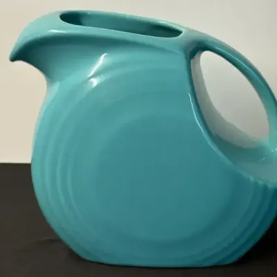 Fiesta Ware Turquoise Pitcher