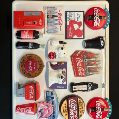 Coca-Cola & Coke Refrigerator Magnet Collection  Assorted Styles