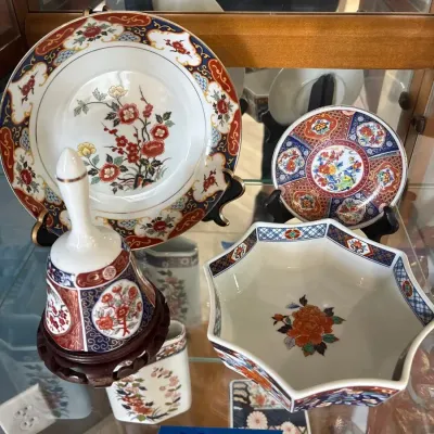 4 Pc Japanese-Style Porcelain Collection – Montgomery Ward Kyoto Fine China & Imari
