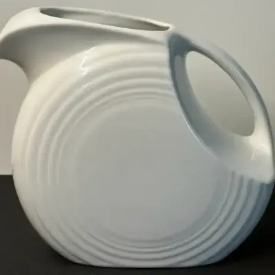 Fiesta Ware White Pitcher