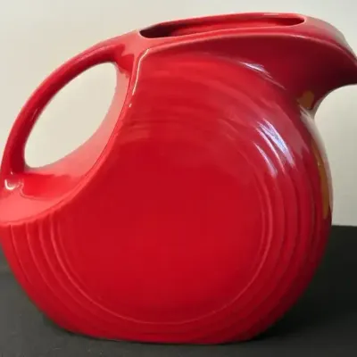 Fiesta Ware Red Pitcher