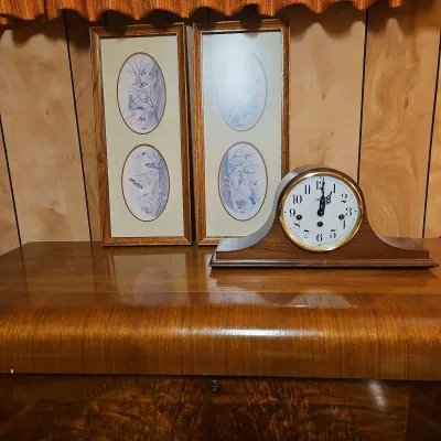 Trend Mantel Clock & Bird Art