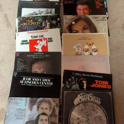 Vinyl Records Neil Diamond,.Simon & Garfunkle, Liberace And More