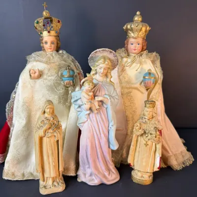 Vintage Catholic Religious Figurines 