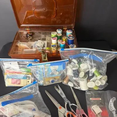 Vintage Sewing Notions, Thread, Scissors & Accessories