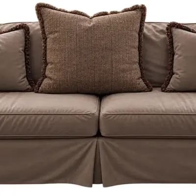 Stanford Furniture Corporation Upholstered Sofa with Pillows