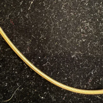 5.62g - 14K Yellow Gold Snake Chain Necklace 