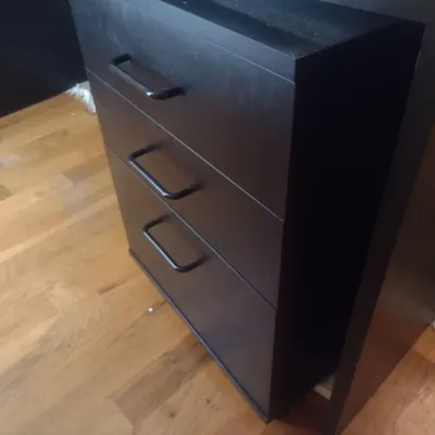 Sale Photo Thumbnail #276: Black Laminate Work Desk with Matching Cabinet