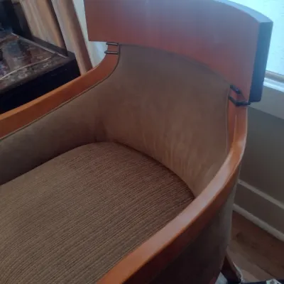 Sale Photo Thumbnail #681: Biedermeier Design Maple Wood Chair with Upholstered Seat Choice B