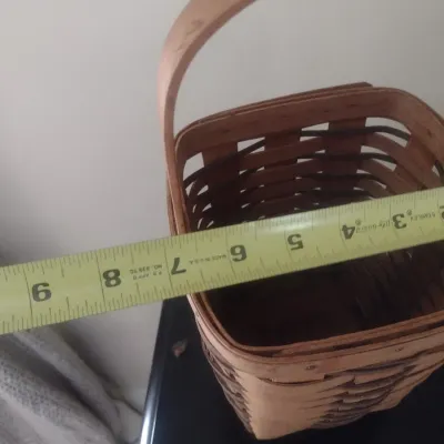 Sale Photo Thumbnail #112: Petite Longaberger Splint Wood Basket