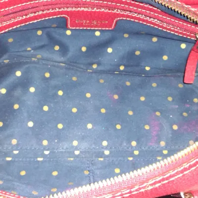 Sale Photo Thumbnail #954: Pair of Kate Spade New York Purses.  Items are in used condition with wear and need cleaning.