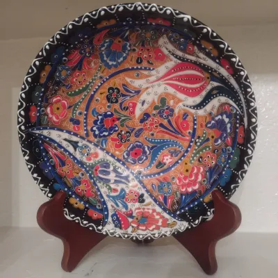Sale Photo Thumbnail #116: Hand Painted Iznik Style Pottery Bowl
