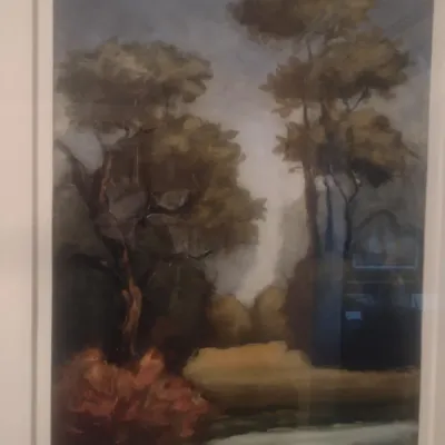 Sale Photo Thumbnail #505: Framed Watercolor Print by Gregory