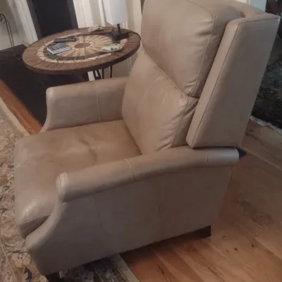 Sale Photo Thumbnail #701: Faux Leather Cushioned Formal Chair