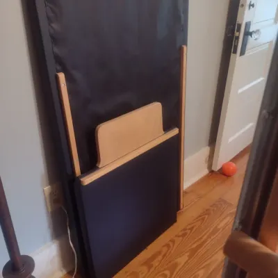 Sale Photo Thumbnail #5: Private Pilates Premium Wood Reformer.  This item is upstairs and will need to be disassembled to be moved.  Minimum two person removal.