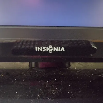 Sale Photo Thumbnail #901: Insignia Television with Remote Control- Approx 23" Diagonally.  Item appears to be in working condition.