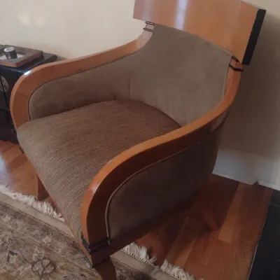 Sale Photo Thumbnail #667: Biedermeier Design Maple Wood Chair with Upholstered Seat Choice A