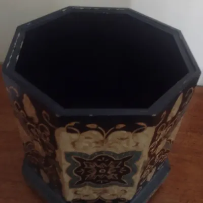 Sale Photo Thumbnail #87: Composite Hexagonal Box with Lid