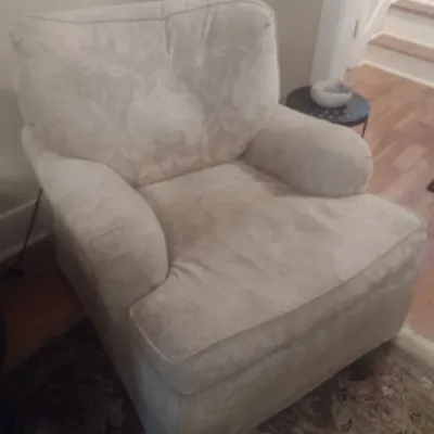 Sale Photo Thumbnail #754: Formal Down Filled Upholstered Chair