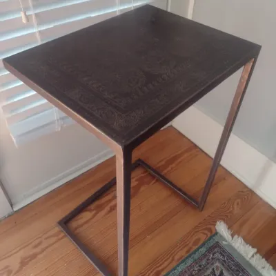 Sale Photo Thumbnail #850: Metal Space Saver Table