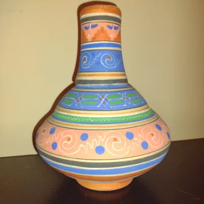 Sale Photo Thumbnail #197: Pottery Water Carafe with Cup