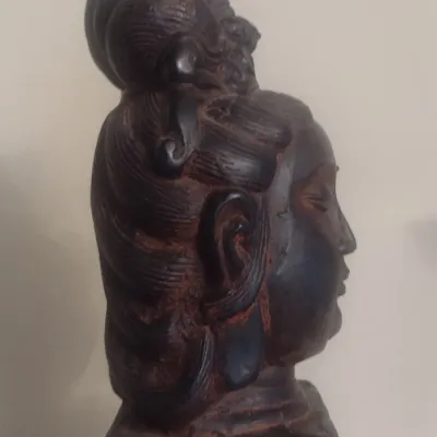 Sale Photo Thumbnail #17: Resin Asian Religious Figure Bust