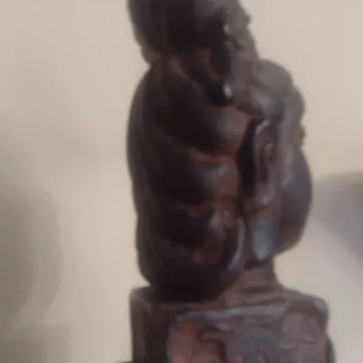 Sale Photo Thumbnail #19: Resin Asian Religious Figure Bust