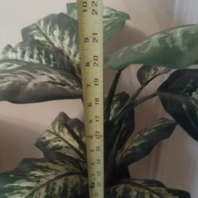 Sale Photo Thumbnail #318: Artificial Plant in Ceramic Pot with Spill Plate