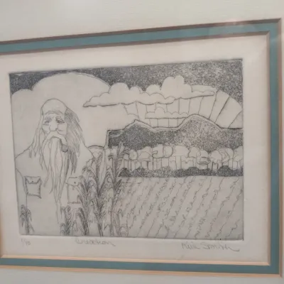 Sale Photo Thumbnail #582: Framed Limited Edition Print 'Creation' by Kim Smith