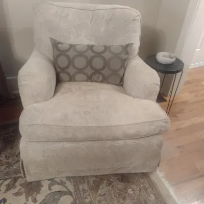 Sale Photo Thumbnail #753: Formal Down Filled Upholstered Chair
