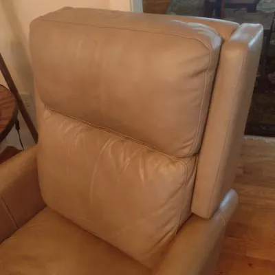 Sale Photo Thumbnail #703: Faux Leather Cushioned Formal Chair