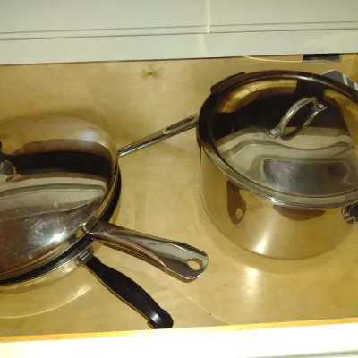 Sale Photo Thumbnail #971: Collection of Kitchen Ware- Dinnerware, Glasses, Flatware, etc.