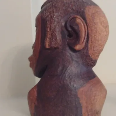 Sale Photo Thumbnail #243: Pair of Carved Wooden Figurines