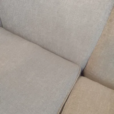 Sale Photo Thumbnail #762: Wheat Tone Upholstered Two Cushion Sofa