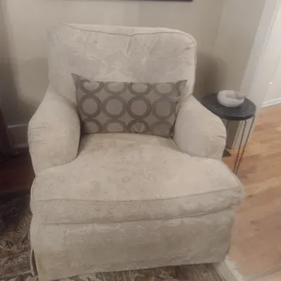 Sale Photo Thumbnail #755: Formal Down Filled Upholstered Chair