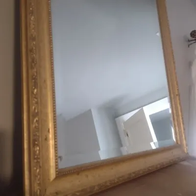 Sale Photo Thumbnail #591: Gilt Wood Frame Wall Mirror